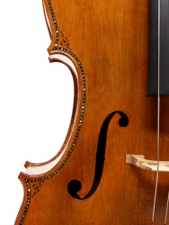 decorated cello -Martin August 2004  ( inlaid instrument )-( op,43-vc5