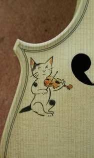 カスタムメイド・あまねこビオラ ( inlaid instrument )-( op,44-Vla5)