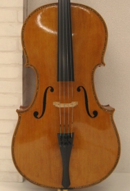 decorated cello "Shuku & Mark" 2015