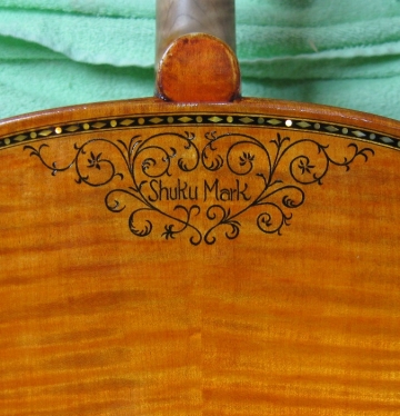 decorated cello "Shuku & Mark" 2015